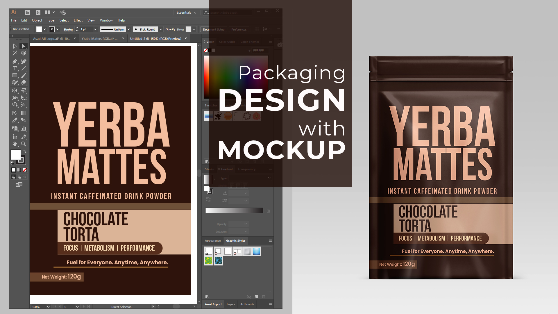 Packaging Design with mockup